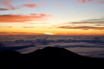 Sunrise viewed from Mauna Kea