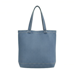 Classic Blue Denim Tote Bag with Handles