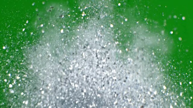 Slow Motion Glitter Bomb Explosion