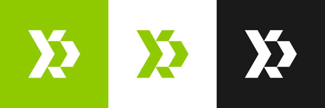 Abstract letter X arrow logo design template. Modern logo usable for business, financial and logistics.