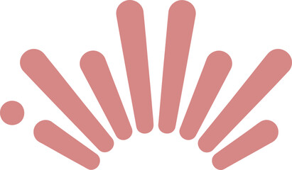 Obraz premium Abstract burst sun or splash light icon in flat style. Vector illustration for modern design element and graphic