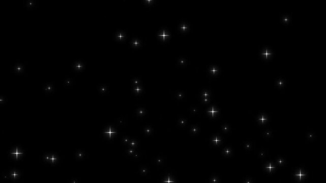 画面上から降ってくるキラキラした光のエフェクトの背景動画