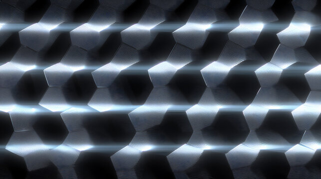 Close up of carbon fiber texture.