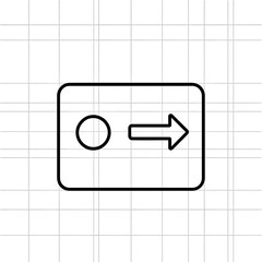 switch account, simple modern outline icon, minimal monoline vector, 2px stroke, rounded caps and corners, pixel-perfect alignment, 24x24 grid, centered composition, uniform padding