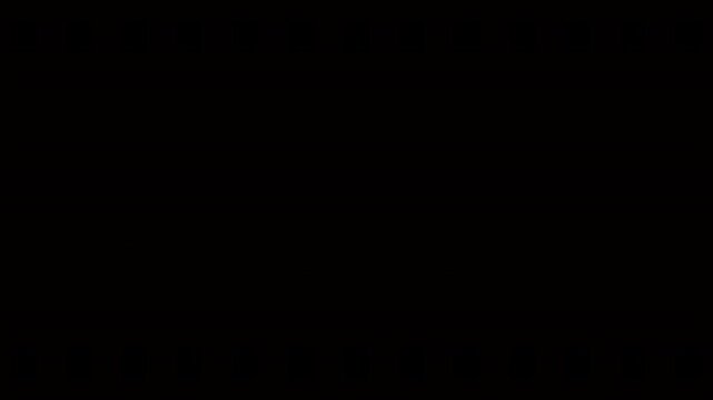 Scrolling retro animation filmstrip, negative films in motion. On a green background and without a background, 4k video with an alpha channel.