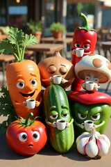 vegetables and fruits