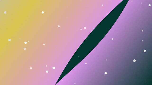 Starting motion with abstract color gradients and shapes in a dynamic scene