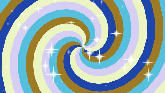 Creating a Dynamic Spiraling Color Scene for Visual Content