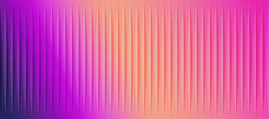 Obraz premium Vibrant gradient background with textured vertical lines transitioning from purple to pink to orange creating a colorful abstract wallpaper