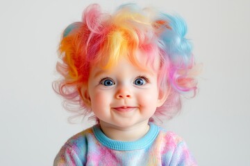 Fototapeta premium Joyful Happy Adorable Funny Baby Child In Costume Portrait