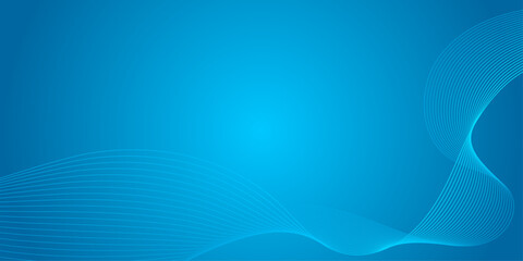 Abstract background with waves for banner. twisted curve lines with blend effect arts lines wave blue background, effects line with black background.