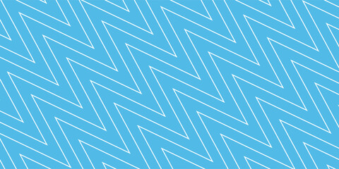 Blue seamless wavy line pattern vector background. eps 10