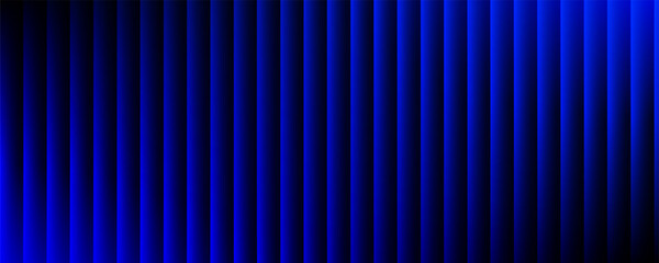 A visually striking abstract composition featuring luminous vertical lines in a vibrant blue hue against a deep, dark background, evoking a sense of advanced technology and digital. © Fiki