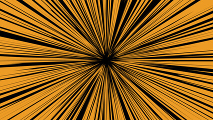 Obraz premium Abstract burst of dark lines radiating from a central black point.