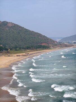 Visakhapatnam Tourism Guide - Composite Image of RK Beach, Kailasagiri, Araku Valley, Borra Caves, and Simhachalam Temple