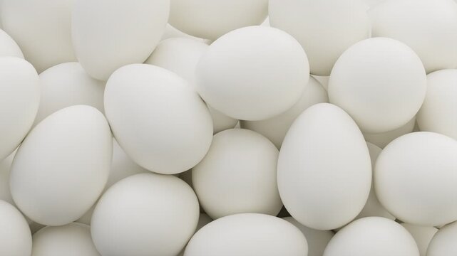 White Egg Animation Curtain Transition Effect Transparent Background Alpha Channel
