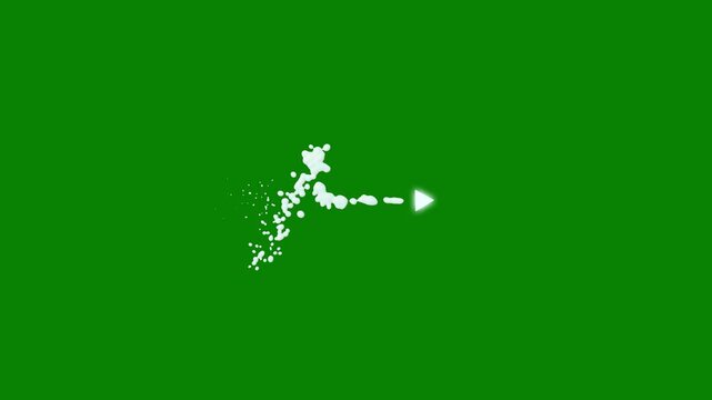 Liquid line, splash animation with funny doodle style motion, fluid wave flow, bubble clusters, milk splash highlights, bouncing ball details, and eye-engaging swoosh transition on green screen in 4k