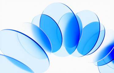 Abstract technology background for business and digital corporate design with gradient layer glass. 3d rendering