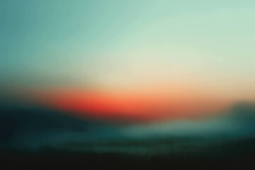 Fototapeta premium Mist Horizon Glow