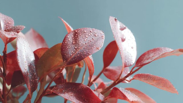 red leaf plants