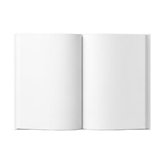 Two blank white rectangular objects displayed on a plain white background. isolated on transparent background