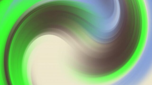 Vibrant abstract swirling pattern with green blue and brown hues.