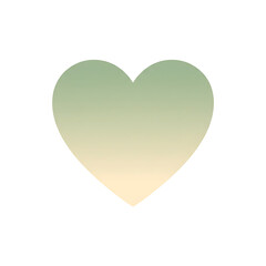 Minimalist Heart Icon with Soft Lavender and Warm Taupe Gradient Transition, Elegant Flat Vector Illustration for Romantic Greeting Cards, Wedding Invitations, and Modern Relationship Symbols on White