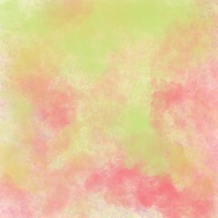 Abstract watercolor background featuring a soft blend of pink and green hues.&nbsp;Abstract aquarelle painting