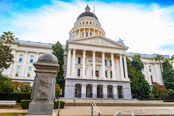 California State Capitol Close Up Sacramento California