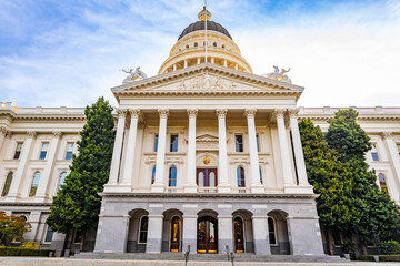 Fototapeta premium California State Capitol Close Up Sacramento California