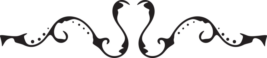 Naklejka premium Hand drawn ornament arrow shape element