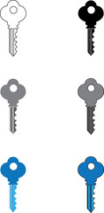 The KEY ICON SYMBOL CAN BE USED TO OPENER FOR PASSWORD