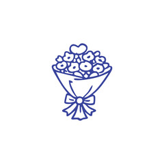 Simple Floral Bouquet Illustration
