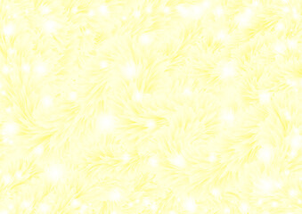 ファーのふわふわ背景素材　イエロー系 © uemi suzuki 