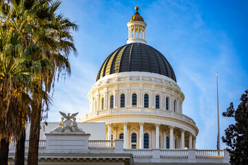 California State Capitol Close Up Sacramento California © PhotoSpirit