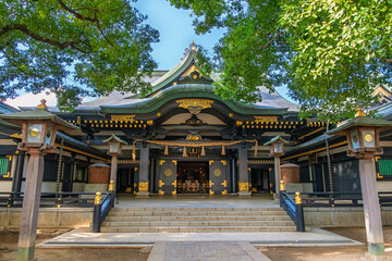 東京都新宿区 早稲田、穴八幡宮 拝殿