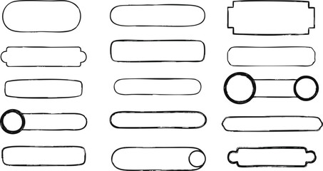 Geometric Forms: Artistic representation of a array of forms showcasing a variety of shapes for graphic resource purposes.