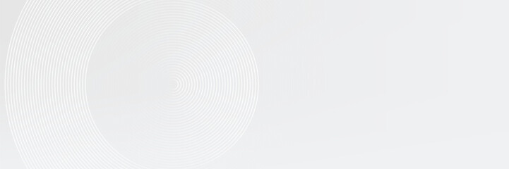 White geometric abstract background overlap layer on bright space with lines effect decoration. Modern graphic design element circles style concept for banner, modern vector arts
