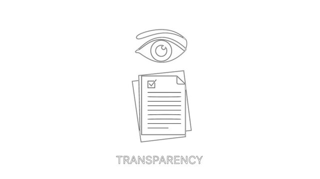 Transparency to do list paper icon video motion suitable to your checklist, plan, schedule, document, business, and more