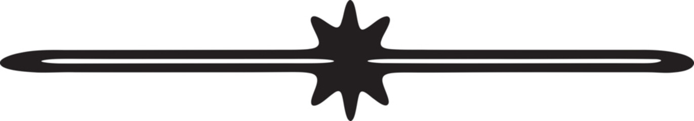 Obraz premium Hand drawn ornament arrow shape element