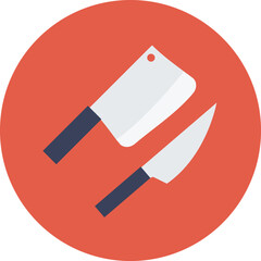 Vector illustration of a sharp metal blade tool and a cigarette with a no smoking sign and do not enter symbol isolated on a steel background