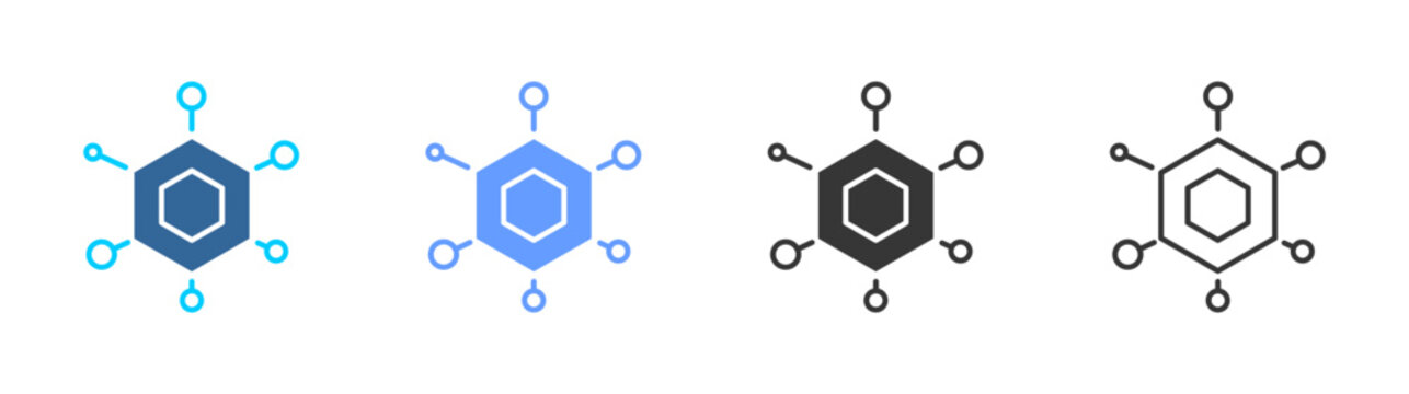 formula icon set multiple style collection
