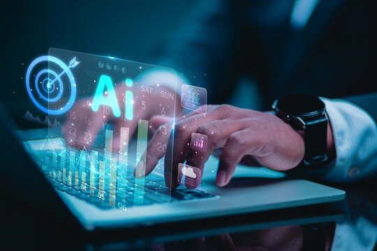 The concept of future online communication encompasses artificial intelligence (AI) representatives, showcasing intelligent automated workflows, command based interaction, next generation digital inte