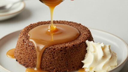 Sticky Toffee Pudding Sauce Flow