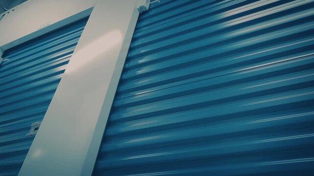 Passing Lockers In Storage Building