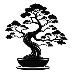 A minimalistic white image featuring a stylized purple and pink abstract flower