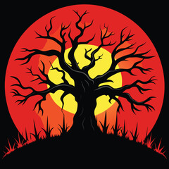 Abstract red brushstrokes diagonally slash across a predominantly black background