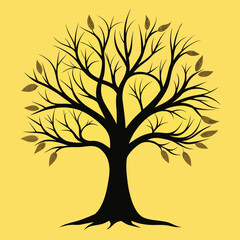 A solid bright yellow background fills the entire frame with uniform color