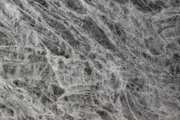 Fototapeta premium Texture of Grey William marble in grey with interlocking white mineral fibers forming an artistic natural mesh pattern.