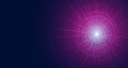 concetto, tecnologia futuristica, connessioni, digitale, informatica, energia, hi tech,